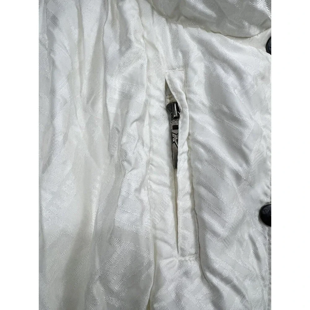 Vtg 90s Roffe XCT Ski Jacket by XCT Women Sz 8 White Thinsulate USA‎ Gorpcore